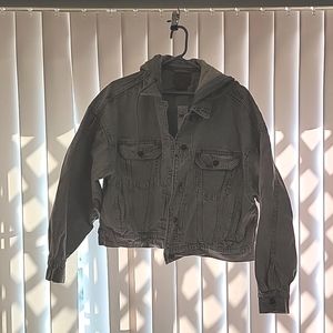 Large AE Cropped Hooded Jacket